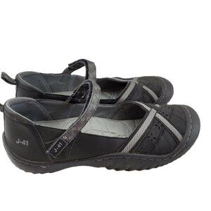 Jeep J-41 Shoes Women's 8.5M Gray Black Mary Jane Strap Outdoor shoes